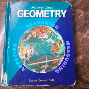 Looking for a geometry book for school? This is your chance to buy!!